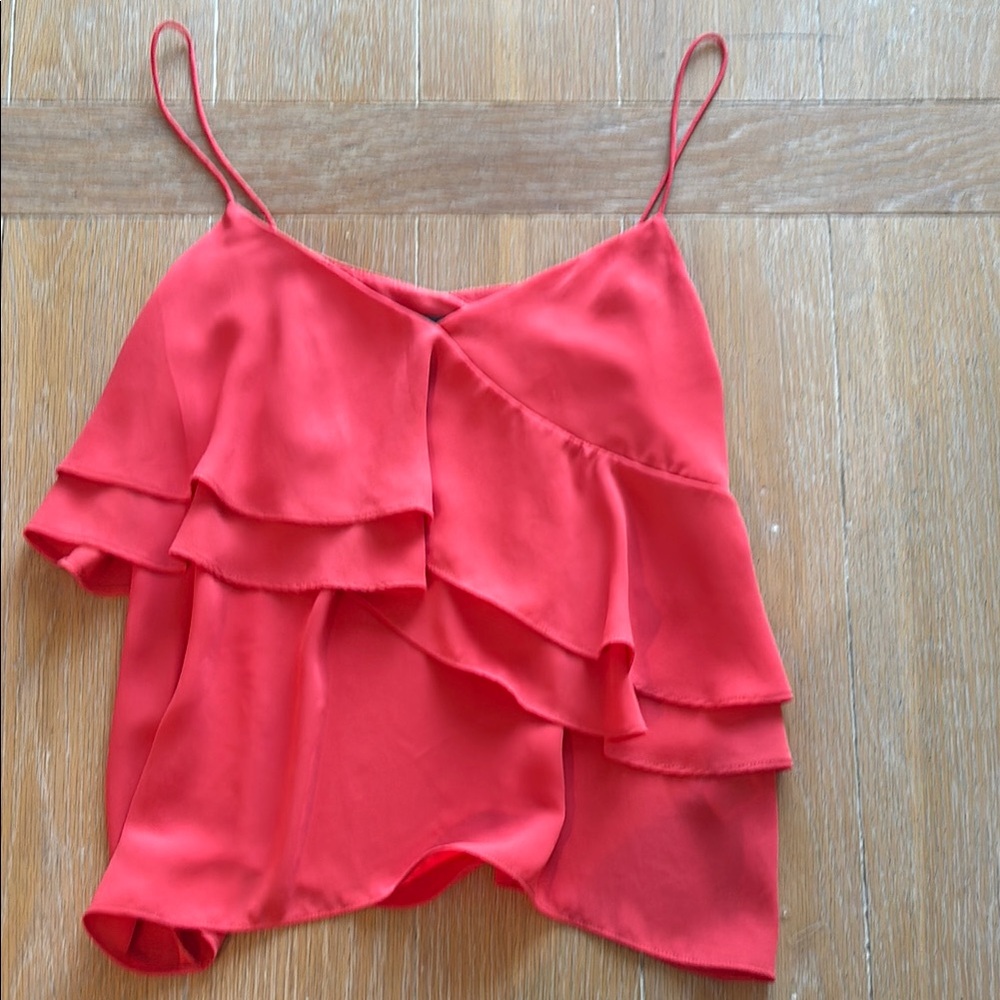 Jcrew ruffle cami